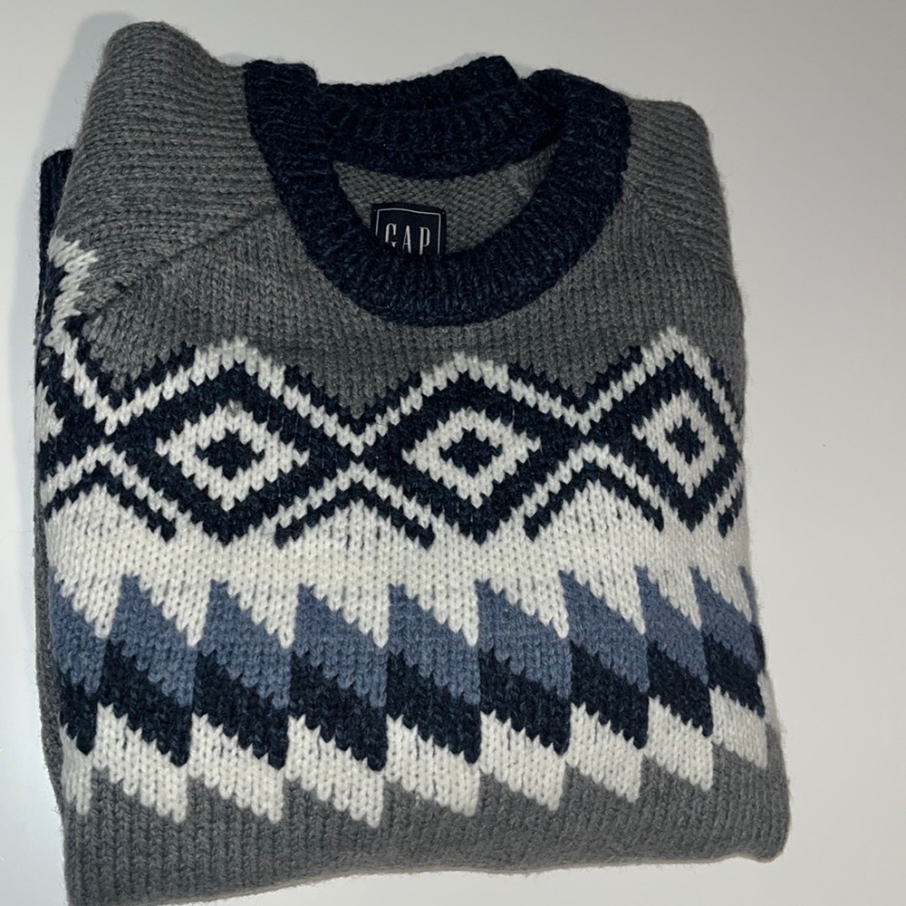 Warm Holiday Wool Blend Sweater.  Good through the winter!!